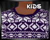 !Kids XMAS Sweater Purp