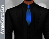 Black Suit ~ Blue Tie