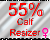 *M* Calf Resizer 55%
