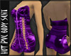Hot PVC Bodysuit Purple