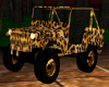 Safari Jeep Leopard/Gold
