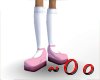 ~Oo Anime Pink Shoes Sox
