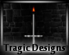 -A- Cross Wall Candle