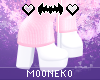 🌙 Pink Sweater Boots