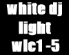 white dj circular lights