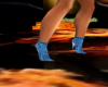 blue denum boots