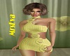 Yellow  Crochet Dress