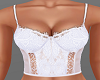 H/Lace Top White S