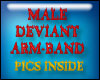 (male) DEVIANT ARM BAND