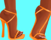 Sheer Orange Heels