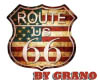 Route US 66 emblem 3D