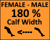 Calf Scaler 180%