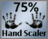 75% Hand Scale -M-