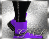 Chris purple boots