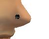 Nose piercing black