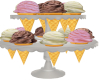 V,C,&S Icecream Cones