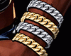 Gold&silver Bracelets R