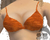 Orange V. Bikini Top