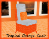 Tropical Orange Chair
