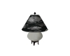 Gray Flower Table Lamp