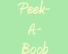 Peek-A-Boob Envy