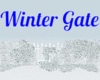 White WInter Gate