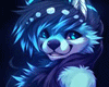 furry-fur blu/bl