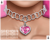 Ⓖ Pink Doll Choker