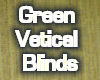 Green Verticle Blinds