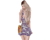 Summer　purple　Dress