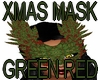 MASK XMAS GREEN RED