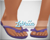 Wanesha Purple Sandals