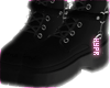 Black Bulky Goth Boots