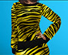 Yellow Tiger Stripe PJs Full (F)