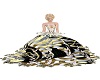 Black and Gold Ball Gown