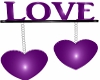  Purple PVC Love Shelf