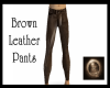 [xTx]Brown Leather Pants