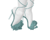 Blue Fur Heel