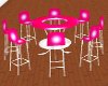Pink Club Table/Chairs