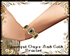 Left Onyx Gold Bracelet