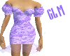 *GLM* Purple Mini Dress