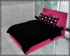 Pink and Black Bed