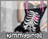 [KG]Pink Skeleton Dress~