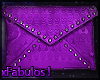 [Fab] Skull Purse Purple
