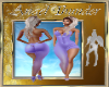 ANGEL Purple Long Dress
