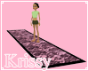 Poseless Pink Lace Rug