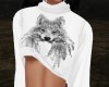 Gray Wolf Cropped Top
