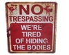 NO Trespassing