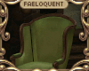 F:~Green velvet armchair