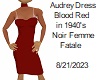 [BB] Audrey Dress Blood